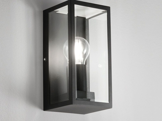 Φωτιστικό Τοίχου - Απλίκα I-Mondrian-AP E27 23,6x11x13cm Black Intec