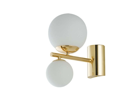 Φωτιστικό Τοίχου - Απλίκα I-Hera-AP2 Gold Luce Ambiente Design Μέταλλο