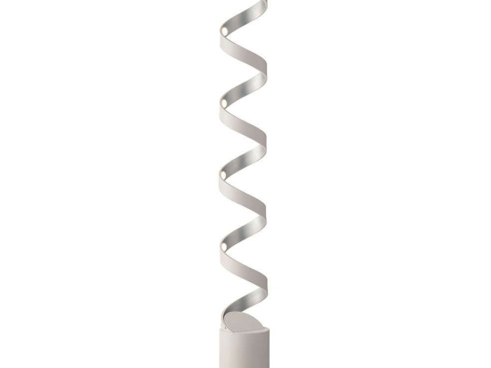 Φωτιστικό Δαπέδου Led-Helix-PT10 Bco White Luce Ambiente Design Αλουμίνιο