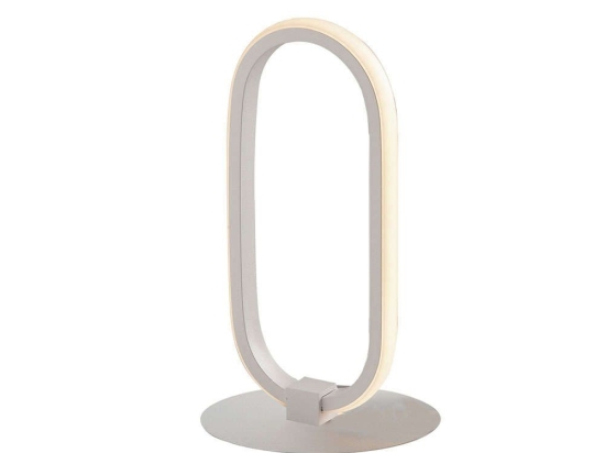 Φωτιστικό Επιτραπέζιο Led-Infinity-L White Luce Ambiente Design Αλουμίνιο