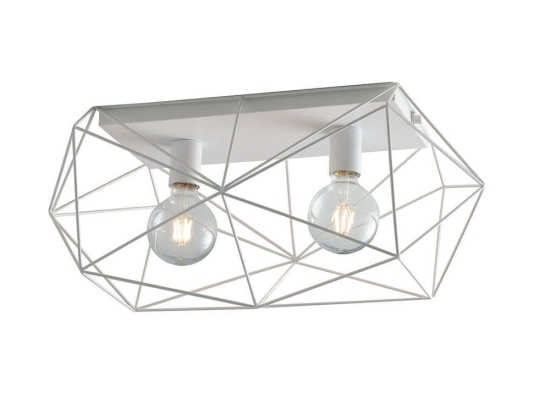 Φωτιστικό Οροφής - Πλαφονιέρα I-Abraxas-PL2 Bco White Luce Ambiente Design Μέταλλο