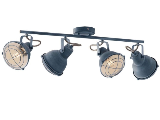 Φωτιστικό Οροφής - Σποτ I-Cuba-AP4 Grey Luce Ambiente Design Μέταλλο