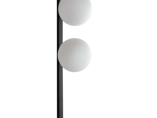 Φωτιστικό Τοίχου - Απλίκα I-Enoire-AP2 Black-White Luce Ambiente Design Μέταλλο,Γυαλί