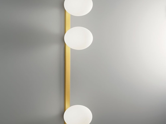 Φωτιστικό Τοίχου - Απλίκα I-Enoire-AP3-Oro E14 90x14cm Gold Luce Ambiente Design
