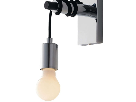 Φωτιστικό Τοίχου - Απλίκα I-Admiral-AP1 Chrome Luce Ambiente Design Μέταλλο,Ύφασμα