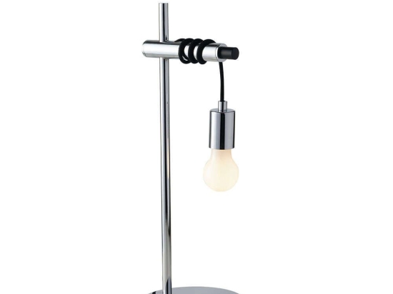 Φωτιστικό Επιτραπέζιο I-Admiral-L1 Chrome Luce Ambiente Design Μέταλλο,Ύφασμα