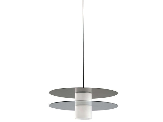 Φωτιστικό Οροφής I-Record-S50 NER Black Luce Ambiente Design Μέταλλο,Γυαλί