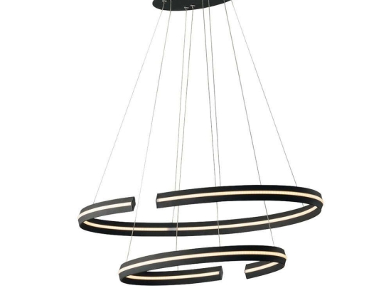 Φωτιστικό Οροφής Led-Clarke-S80 Black Luce Ambiente Design Αλουμίνιο