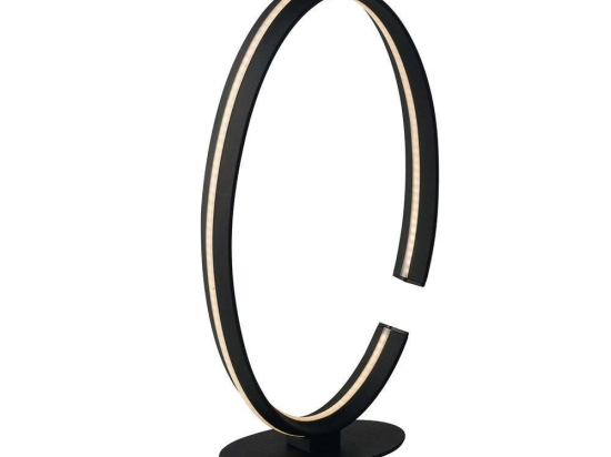 Φωτιστικό Επιτραπέζιο Led-Clarke-L Black Luce Ambiente Design Αλουμίνιο