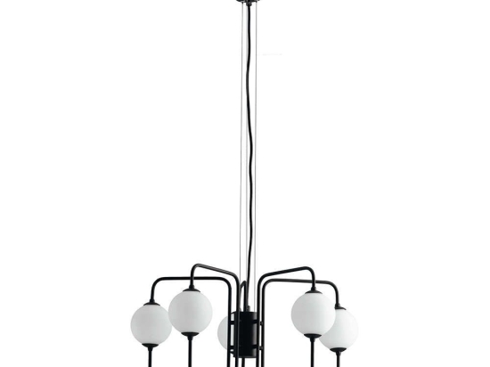 Φωτιστικό Οροφής I-Neutron-S5 Black-White Luce Ambiente Design Μέταλλο,Γυαλί