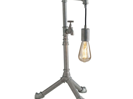 Φωτιστικό Επιτραπέζιο I-Amarcord-L1 ZN Grey Luce Ambiente Design Μέταλλο