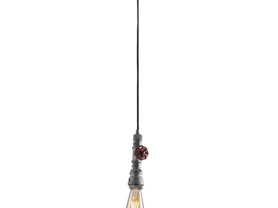 Φωτιστικό Οροφής I-Amarcord-S1 ZN Grey Luce Ambiente Design Μέταλλο
