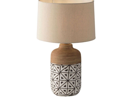 Φωτιστικό Επιτραπέζιο I-Vietri-M Brown Luce Ambiente Design Κεραμικό