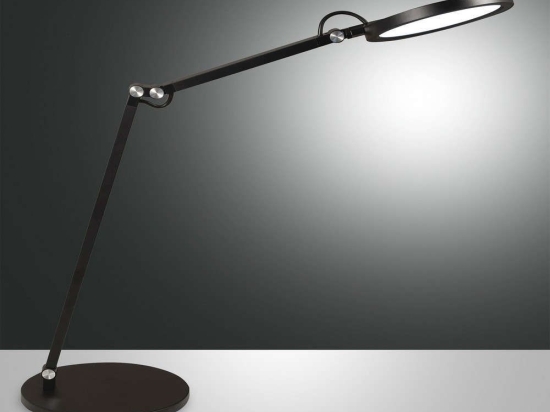 Φωτιστικό Γραφείου Led Regina 3551-30-101 Black Fabas Luce