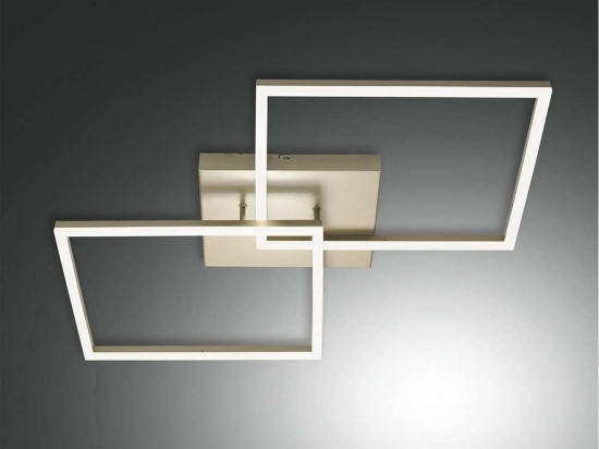 Φωτιστικό Οροφής - Πλαφονιέρα Led Bard 3394-65-225 Gold Matt Fabas Luce Μέταλλο, Μεθακρυλικό