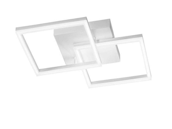 Φωτιστικό Οροφής - Πλαφονιέρα Led Bard 4000K 3394-29-102 White Fabas Luce Μέταλλο, Μεθακρυλικό