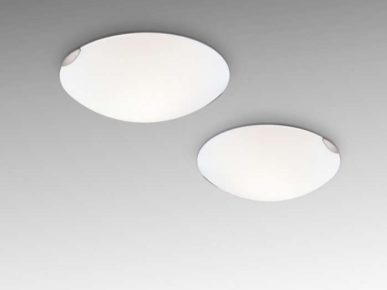 Φωτιστικό Οροφής - Πλαφονιέρα Led Fox Led 3564-65-102 White Fabas Luce Μέταλλο,Γυαλί
