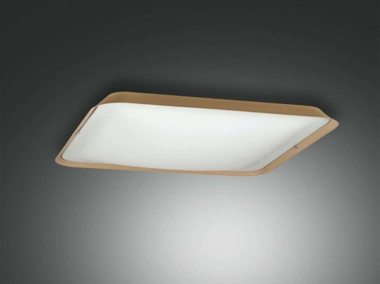 Φωτιστικό Οροφής - Πλαφονιέρα Led Hugo 3645-61-355 Sandy Color Fabas Luce Μέταλλο,Γυαλί
