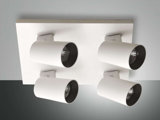 Φωτιστικό Οροφής - Σποτ Modo 3451-84-102 White Fabas Luce Αλουμίνιο