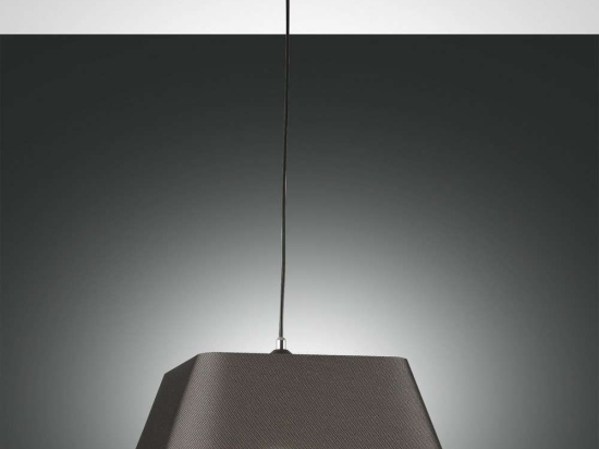 Φωτιστικό Οροφής Allegra 3561-40-101 Black Fabas Luce Μέταλλο,Ύφασμα