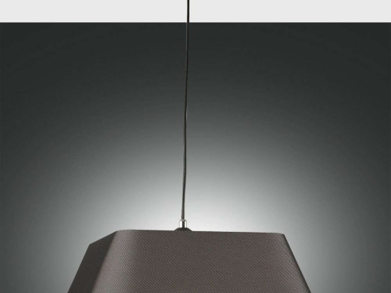 Φωτιστικό Οροφής Allegra 3561-45-101 Black Fabas Luce Μέταλλο,Ύφασμα