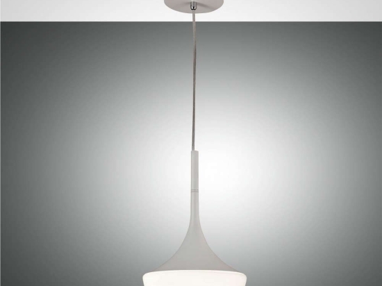Φωτιστικό Οροφής Apollo 3623-41-102 White Fabas Luce Μέταλλο,Γυαλί