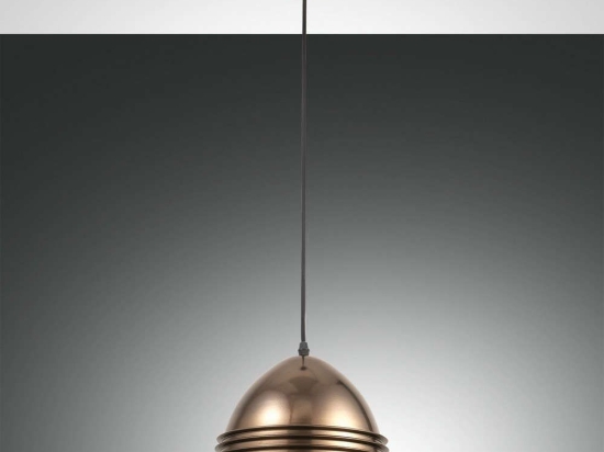Φωτιστικό Οροφής Gavia 3609-40-179 Bronze Fabas Luce Μέταλλο,Κεραμικό