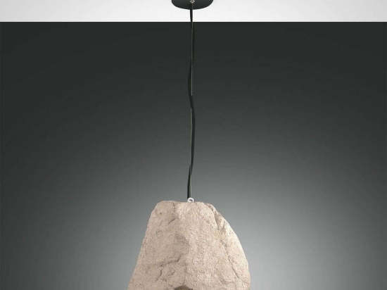 Φωτιστικό Οροφής Rock 3536-40-131 Concrete Fabas Luce Τσιμέντο,Μέταλλο