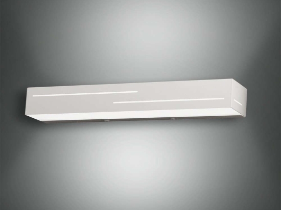 Φωτιστικό Τοίχου Led Banny 3618-21-102 White Fabas Luce Μέταλλο, Μεθακρυλικό
