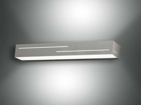 Φωτιστικό Τοίχου Led Banny 3618-21-282 Anthracite Fabas Luce Μέταλλο, Μεθακρυλικό