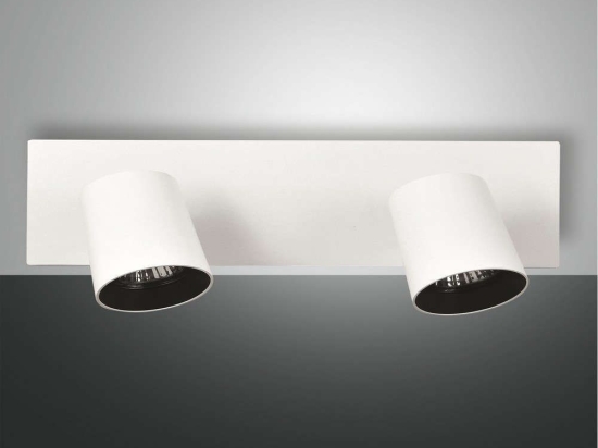 Φωτιστικό Τοίχου Modo 3451-82-102 White Fabas Luce Αλουμίνιο