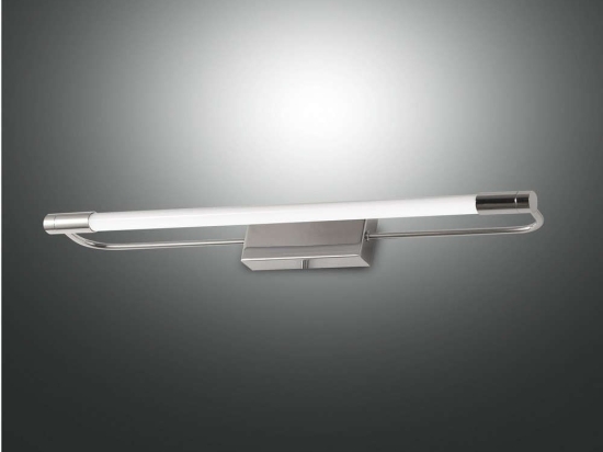 Φωτιστικό Τοίχου Led Rapallo 3552-21-138 Chrome Fabas Luce Μέταλλο, Μεθακρυλικό