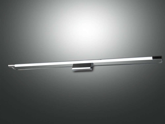 Φωτιστικό Τοίχου Led Rapallo 3552-28-138 Chrome Fabas Luce Μέταλλο, Μεθακρυλικό