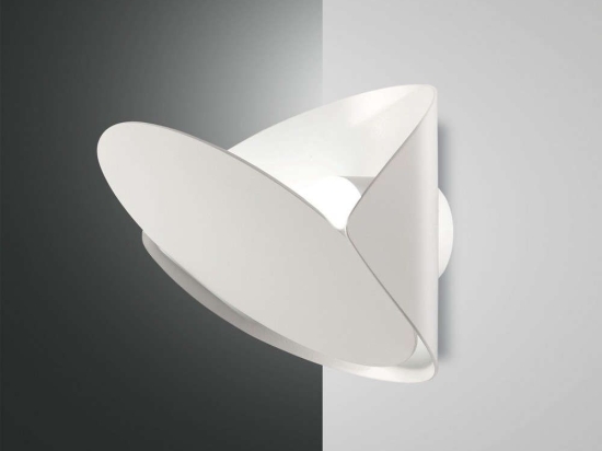 Φωτιστικό Τοίχου Led Shield 3540-21-102 White Fabas Luce Μέταλλο