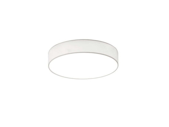 Φωτιστικό Οροφής - Πλαφονιέρα Lugano 621911201 D30x9cm White Trio Lighting Μέταλλο,Ύφασμα