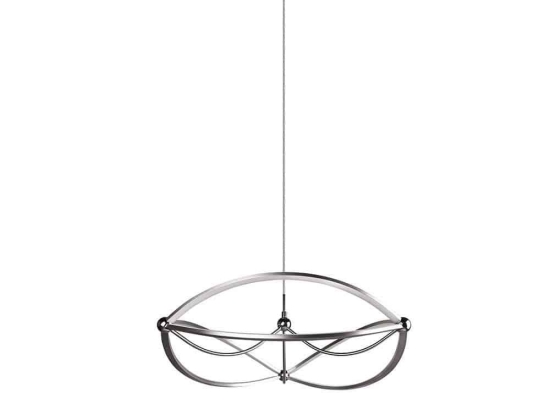 Φωτιστικό Οροφής Charivari 321210107 62x150cm 1xSMD 42W 5600lm 3000K Nickel Trio Lighting