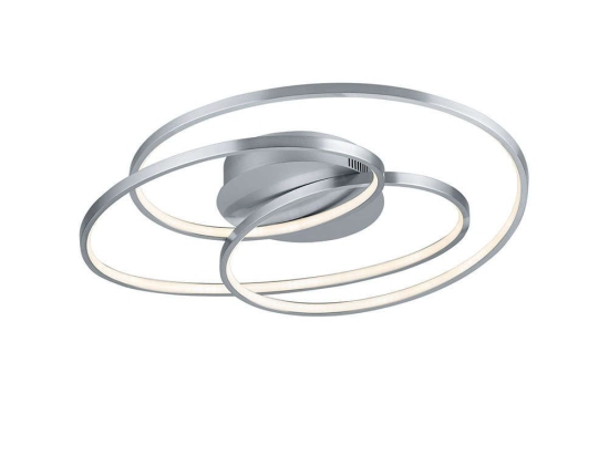 Φωτιστικό Οροφής - Πλαφονιέρα Led Gale 673916007 60x43cm Nickel Trio Lighting Μέταλλο