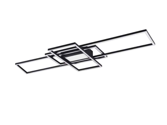 Φωτιστικό Οροφής - Πλαφονιέρα Led Irvine 620010442 105x42cm Anthracite Trio Lighting Μέταλλο