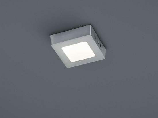 Φωτιστικό Οροφής - Πλαφονιέρα Led Zeus 657110607 12x12cm Nickel Trio Lighting Μέταλλο