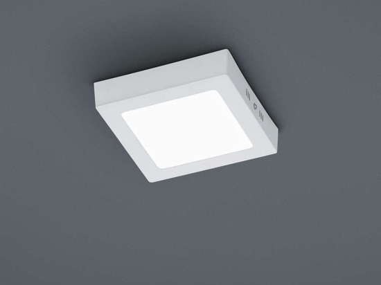 Φωτιστικό Οροφής - Πλαφονιέρα Led Zeus 657111201 17x17cm White Trio Lighting Μέταλλο