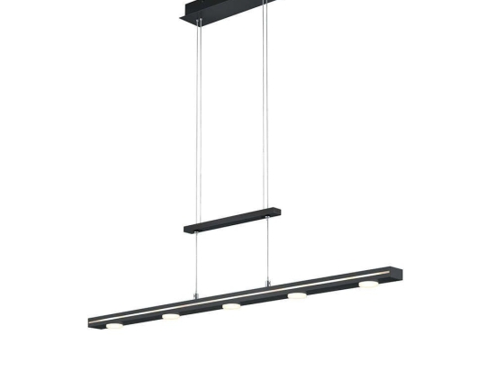Φωτιστικό Οροφής - Ράγα Led Lacal 379190732 Black Trio Lighting Μέταλλο