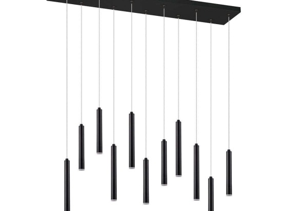 Φωτιστικό Οροφής - Ράγα Led Tubular 321611132 Black Trio Lighting Μέταλλο
