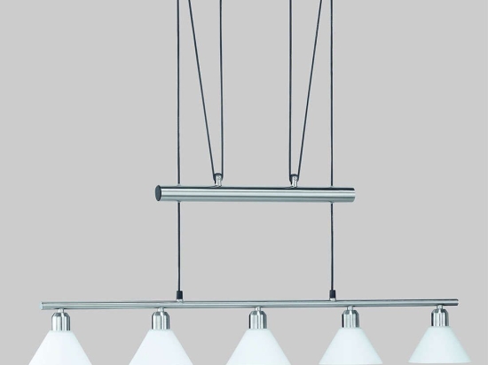 Φωτιστικό Οροφής - Ράγα Stamina 3751051-07 Nickel Trio Lighting Μέταλλο