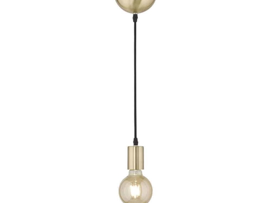 Φωτιστικό Οροφής Cord 310100108 Ø12x150cm Brass Trio Lighting Μέταλλο