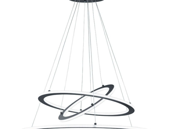 Φωτιστικό Οροφής Led Durban 321910342 Ø80x200cm Anthracite Trio Lighting Μέταλλο