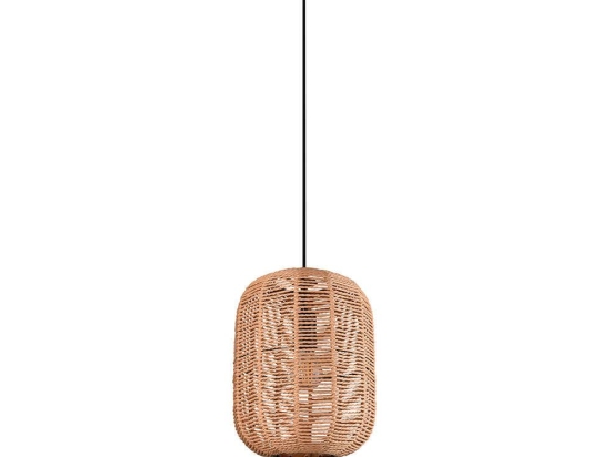Φωτιστικό Οροφής Runa 303090132 35x150cm 1xE27 40W Black-Natural Trio Lighting