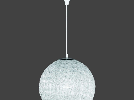 Φωτιστικό Οροφής Sweety 307800100 Ø30x150cm Clear White Trio Lighting Acrylic
