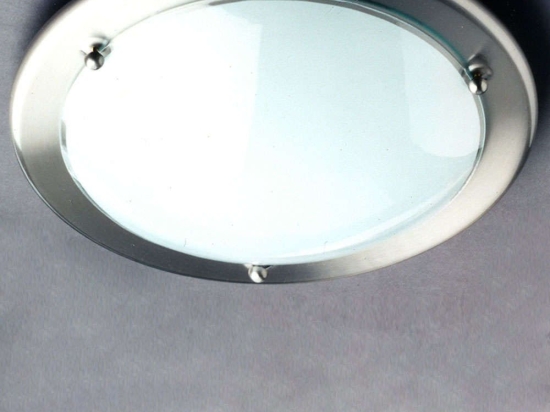 Φωτιστικό Οροφής-Πλαφονιέρα Primo 7x30cm Nickel Mat-White 6101011-07 Trio Lighting Μέταλλο,Γυαλί