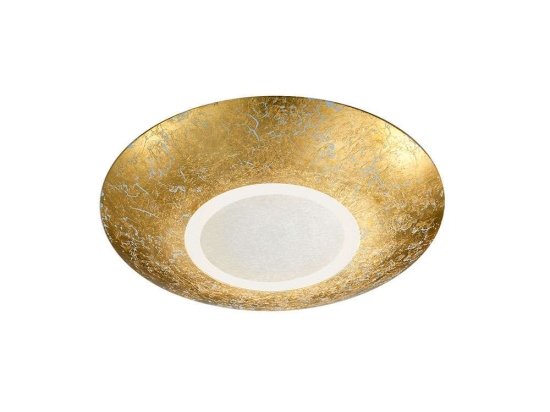 Φωτιστικό Οροφής-Πλαφονιέρα Chiros 6x32cm Gold-Clear 624110279 Trio Lighting Μέταλλο,Γυαλί