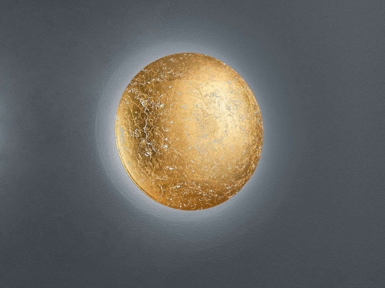 Φωτιστικό Τοίχου-Απλίκα Chiros 22cm Gold 224110179 Trio Lighting Μέταλλο